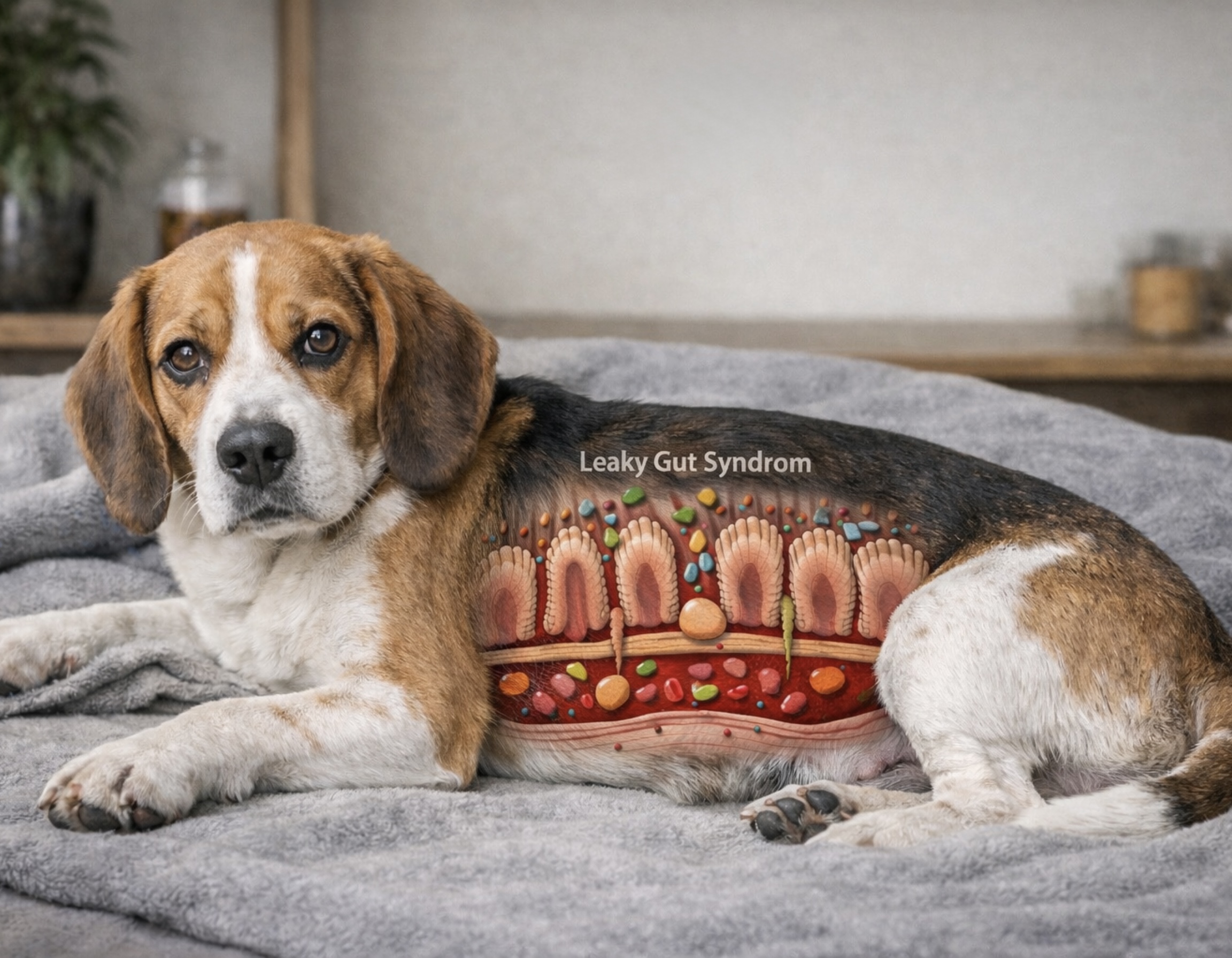 Leaky Gut Syndrom bei Hunden – Natürliche Unterstützung durch die Ernährungsberatung Heilpraxis Tierliebe